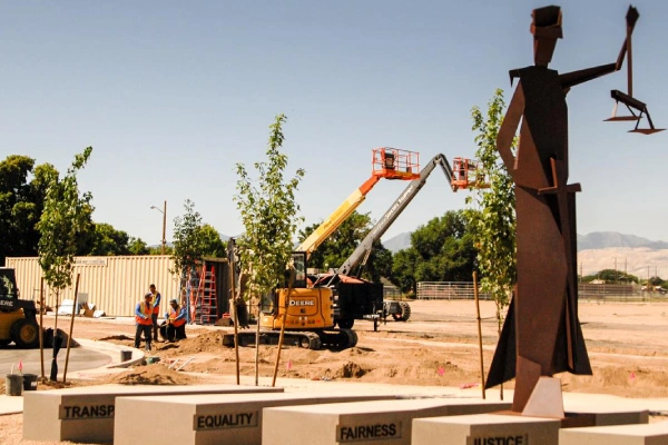 commercial landscape construction in utah